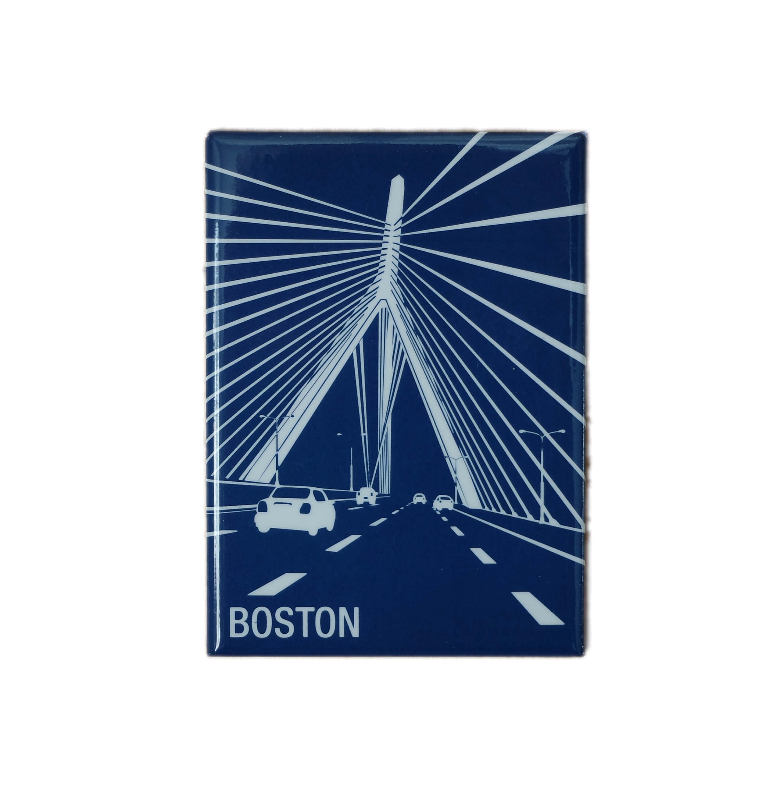 Boston Zakim Bridge Refrigerator Magnet